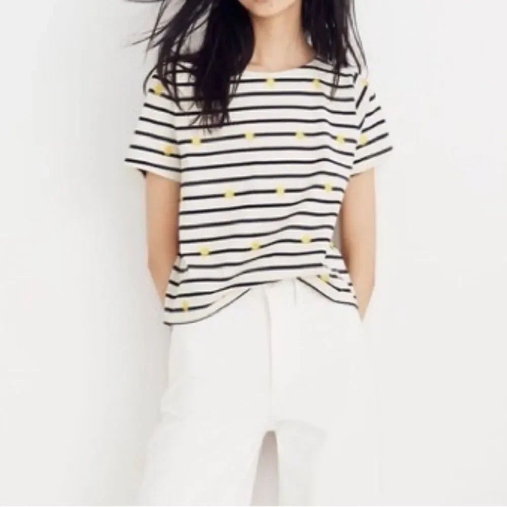 Madewell Embroidered Sun Setlist Boxy Tee